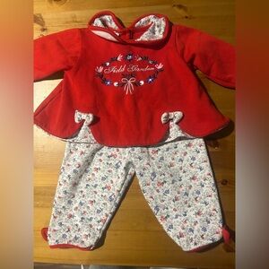Vintage CB Kid Field Garden Outfit Floral Set Toddler